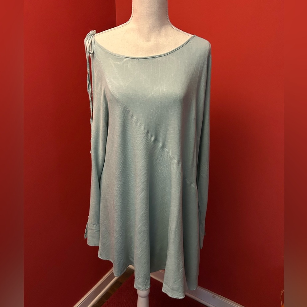 Free People Cold Shoulder Mint Tunic/ Dress